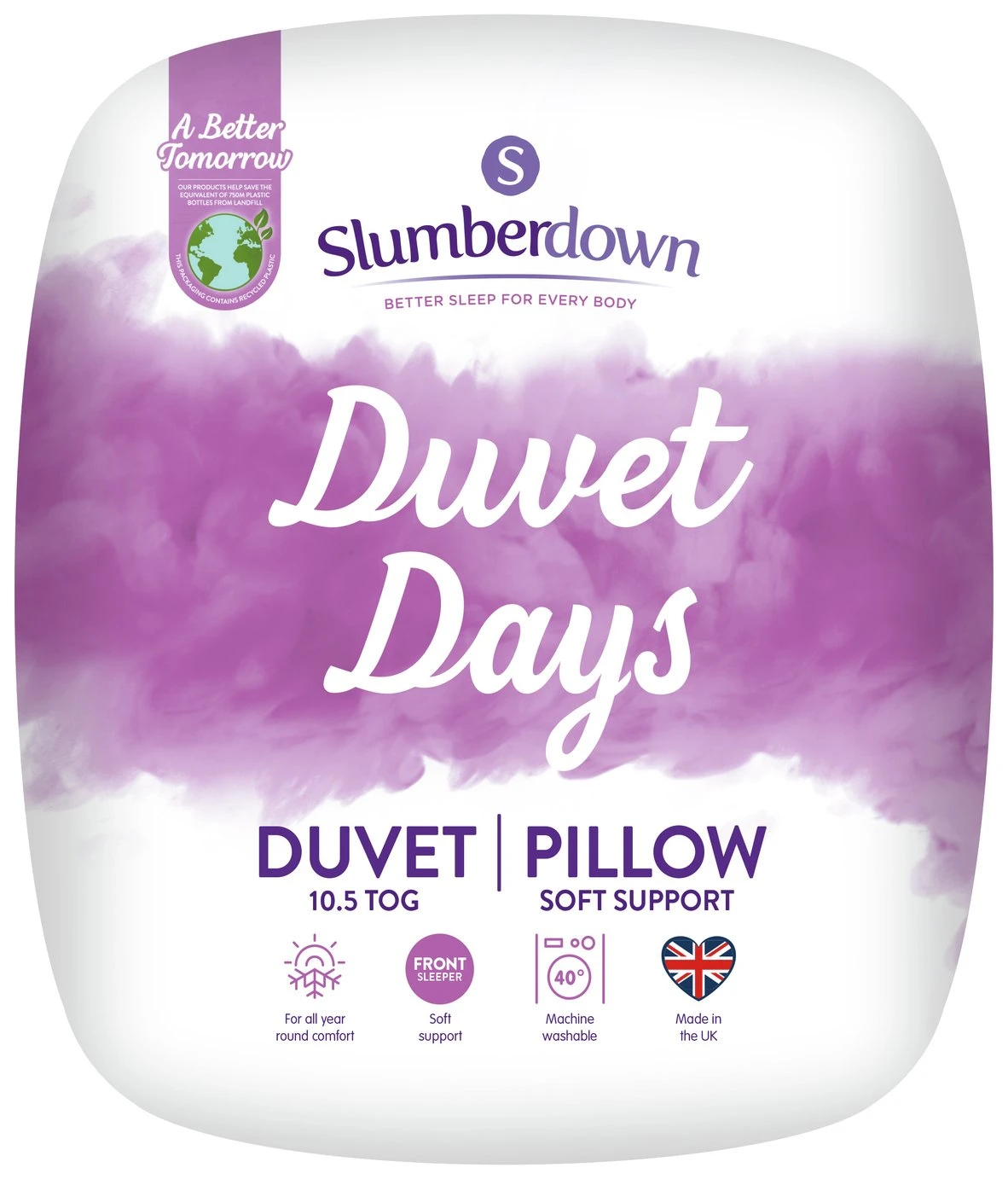 Slumberdown Duvet Days 10.5 Tog Duvet And Pillow Set -Single 3 Slumberdown Duvet Days 10.5 Tog Duvet And Pillow Set -Single