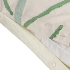 Habitat Cotton 180TC Maxi Leaf Green Bedding Set - Single -Bedding Promotion Store 9555374 R Z004A