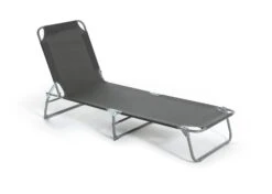 Habitat Folding Metal Sun Lounger - Charcoal -Bedding Promotion Store 9555927 R Z002A
