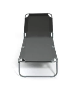 Habitat Folding Metal Sun Lounger - Charcoal -Bedding Promotion Store 9555927 R Z003A