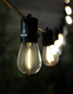 Habitat Warm White Filament Bulb Festoon Lights -Bedding Promotion Store 9556562 R Z002C