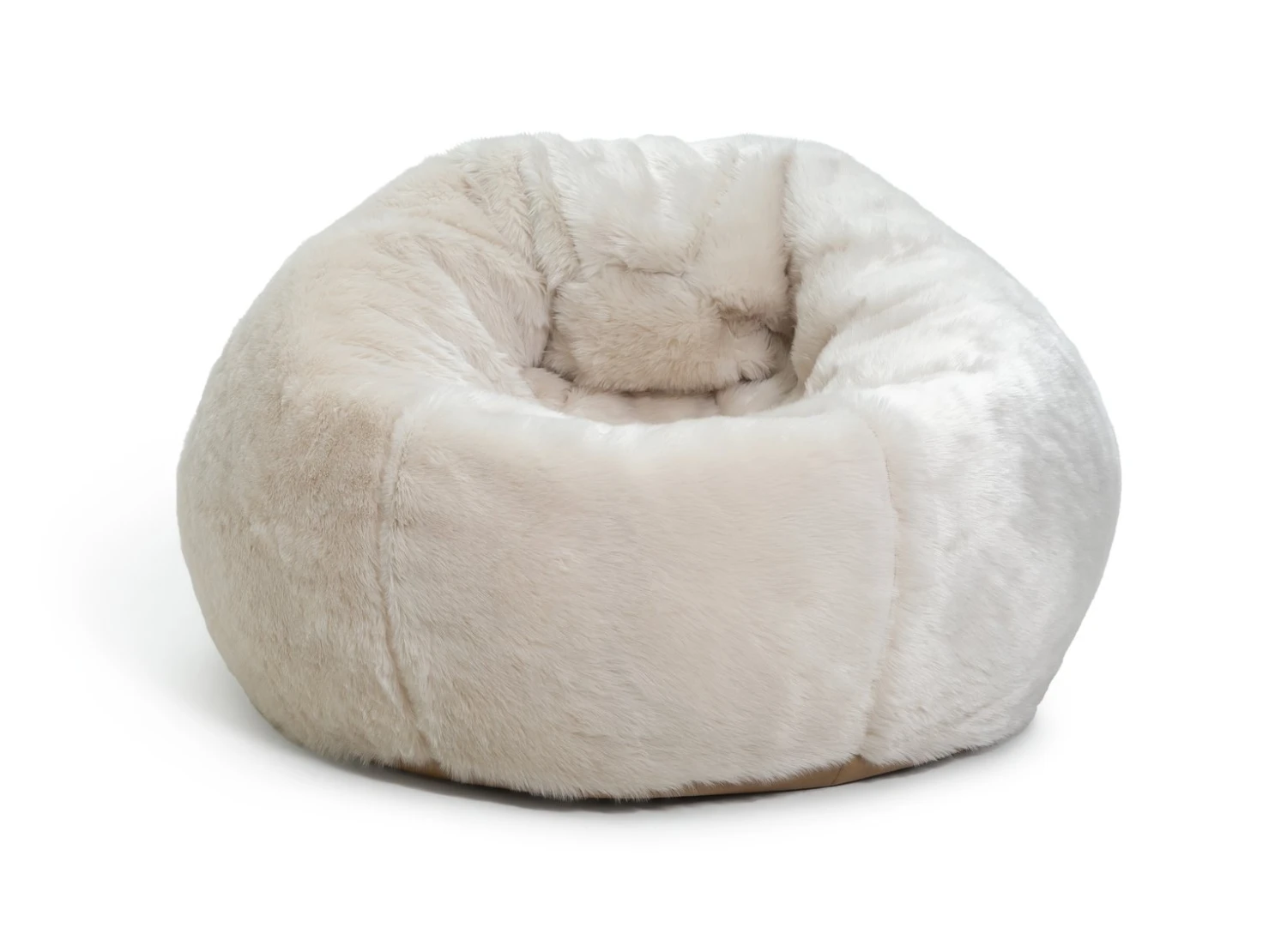 Kaikoo Ayrton Fur Beanbag- Cream 3 Kaikoo Ayrton Fur Beanbag- Cream