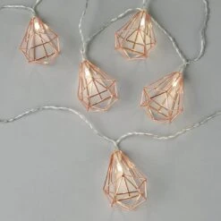 Habitat Warm White Geo Pendant Solar LED String Lights 8 Habitat Warm White Geo Pendant Solar LED String Lights -Bedding Promotion Store 9559521 R Z001A