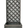 Straight Lattice Wooden Planter - Grey 2 Straight Lattice Wooden Planter - Grey -Bedding Promotion Store 9560015 R Z001A