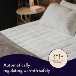 Dreamland Organic Cotton Warming Mattress Protector-Single 20 Dreamland Organic Cotton Warming Mattress Protector-Single -Bedding Promotion Store 9560321 R Z007A