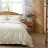 Habitat Cotton 180TC Frilled Cream Bedding Set - Single -Bedding Promotion Store 9563146 R Z001A
