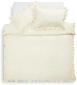 Habitat Cotton 180TC Frilled Cream Bedding Set - Single 9 Habitat Cotton 180TC Frilled Cream Bedding Set - Single -Bedding Promotion Store 9563146 R Z002A