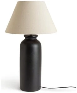 Habitat Hashi Ceramic Table Lamp - Black & Beige 13 Habitat Hashi Ceramic Table Lamp - Black & Beige -Bedding Promotion Store 9563603 R Z001C