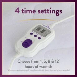 Slumberdown Perfectly Warm Luxury Electric Blanket - Single -Bedding Promotion Store 9564516 R Z006A