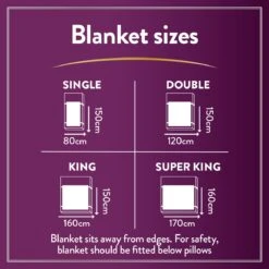 Slumberdown Perfectly Warm Luxury Electric Blanket - Single -Bedding Promotion Store 9564516 R Z010A