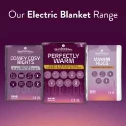Slumberdown Perfectly Warm Luxury Electric Blanket - Single -Bedding Promotion Store 9564516 R Z014A