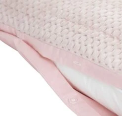 Habitat Pinsonic Velvet Plain Pink Bedding Set - Double -Bedding Promotion Store 9570311 R Z004A