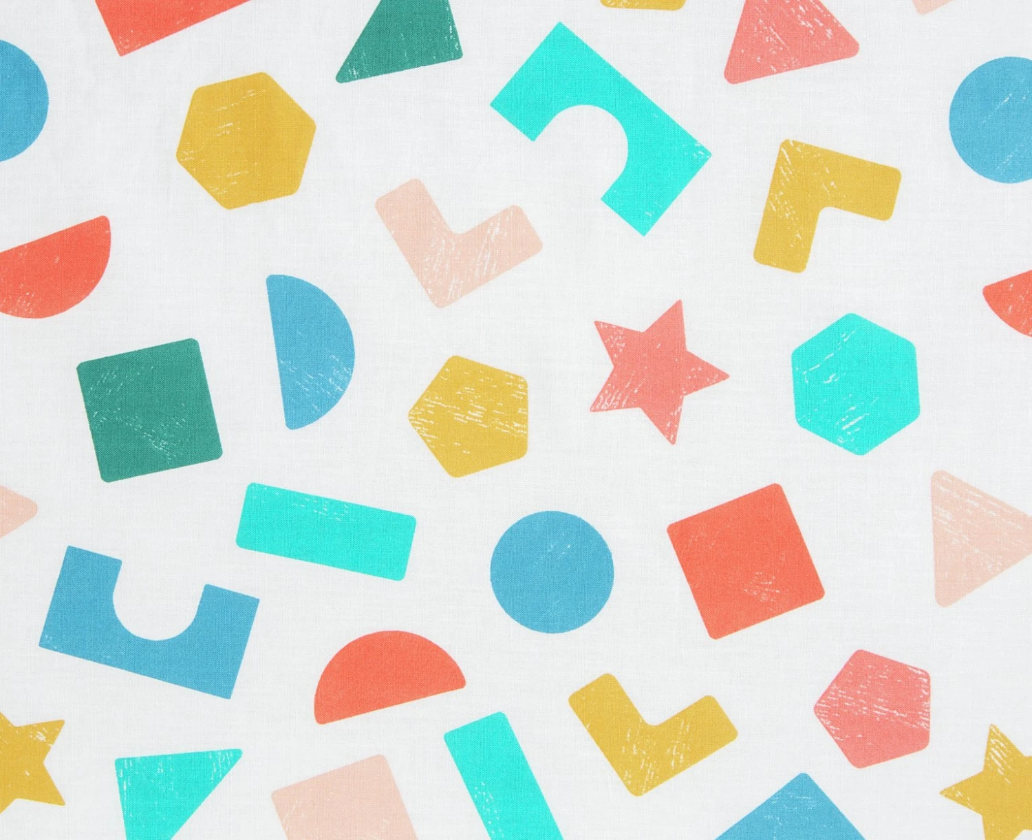 Habitat Kids Colourful Shapes 2 Pack Fitted Sheets - Cot 5 Habitat Kids Colourful Shapes 2 Pack Fitted Sheets - Cot - Image 3