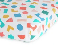 Habitat Kids Colourful Shapes 2 Pack Fitted Sheets - Cot 14 Habitat Kids Colourful Shapes 2 Pack Fitted Sheets - Cot -Bedding Promotion Store 9571310 R Z002A