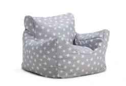 Habitat Kids Funzee Grey Stars Bean Bag -Bedding Promotion Store 9571815 R Z003A