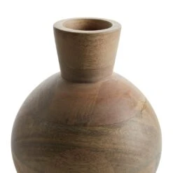 Habitat Mango Wood Vase - Natural -Bedding Promotion Store 9573662 R Z003A
