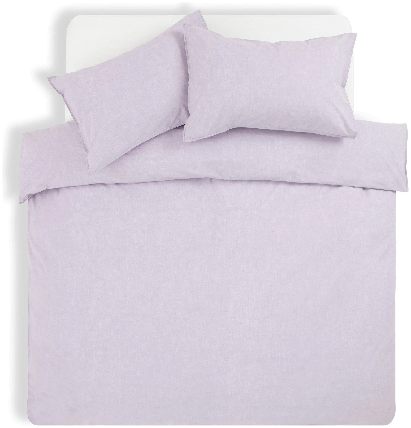 Habitat Reset Cotton Textured Print Lilac Bedding Set-Single 5 Habitat Reset Cotton Textured Print Lilac Bedding Set-Single - Image 3