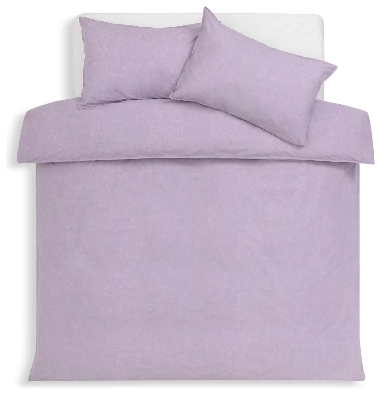 Habitat Reset Cotton Textured Print Lilac Bedding Set-Single 6 Habitat Reset Cotton Textured Print Lilac Bedding Set-Single - Image 4