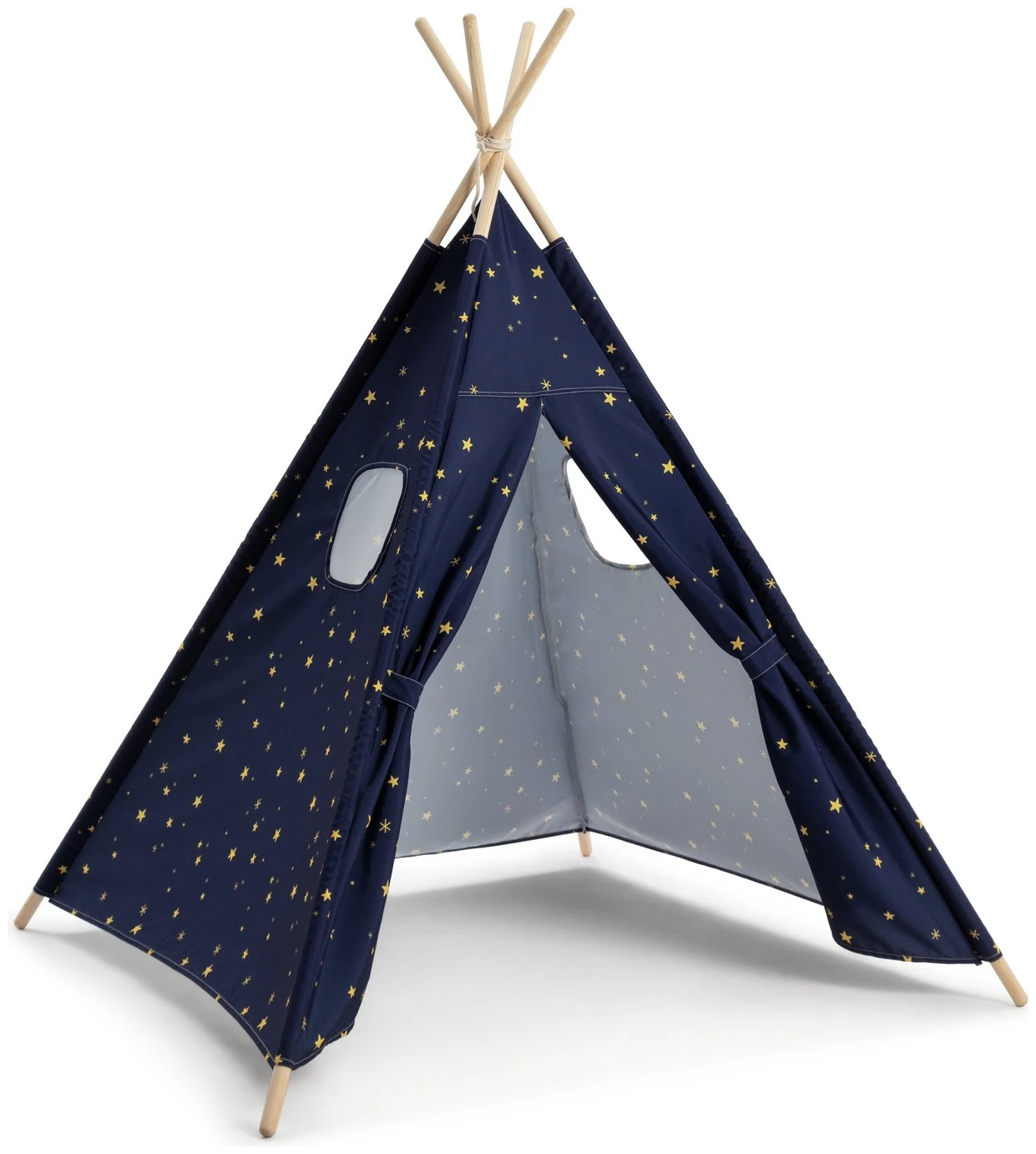 Habitat Kids Navy Blue Space Teepee Tent 6 Habitat Kids Navy Blue Space Teepee Tent - Image 4