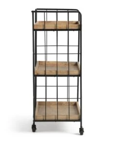 Habitat Kai Wood Drinks Trolley - Black & Mango 11 Habitat Kai Wood Drinks Trolley - Black & Mango -Bedding Promotion Store 9579271 R Z003A