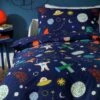 Habitat Kids Glow In The Dark Space Bedding Set - Toddler 1 Habitat Kids Glow In The Dark Space Bedding Set - Toddler -Bedding Promotion Store 9581001 R Z001A