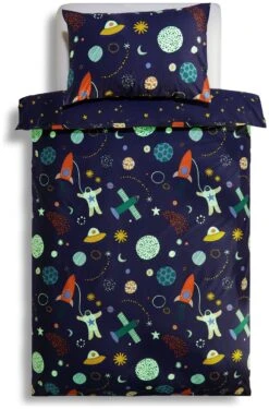 Habitat Kids Glow In The Dark Space Bedding Set - Toddler -Bedding Promotion Store 9581001 R Z002A