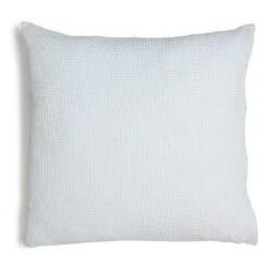 Habitat Waffle Patterned Cushion - White - 59x59cm -Bedding Promotion Store 9582323 R Z002A
