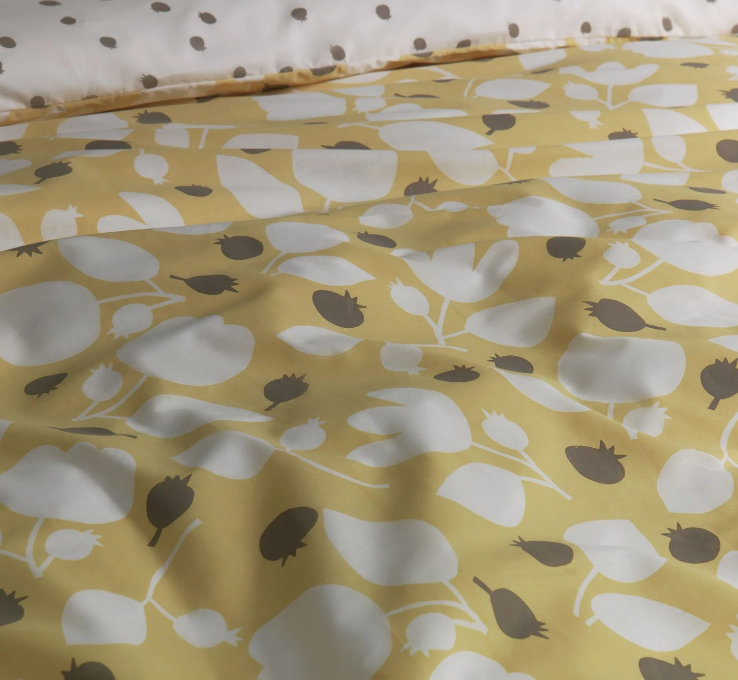 Habitat Scandi Floral Yellow & White Bedding Set - Single 8 Habitat Scandi Floral Yellow & White Bedding Set - Single - Image 6