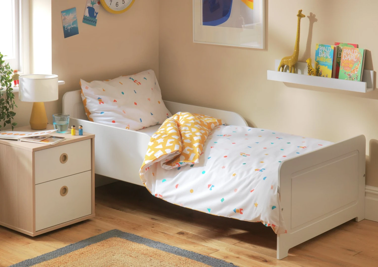 Habitat Kids Cotton Geo Pattern Play Bedding Set - Toddler 9 Habitat Kids Cotton Geo Pattern Play Bedding Set - Toddler - Image 7