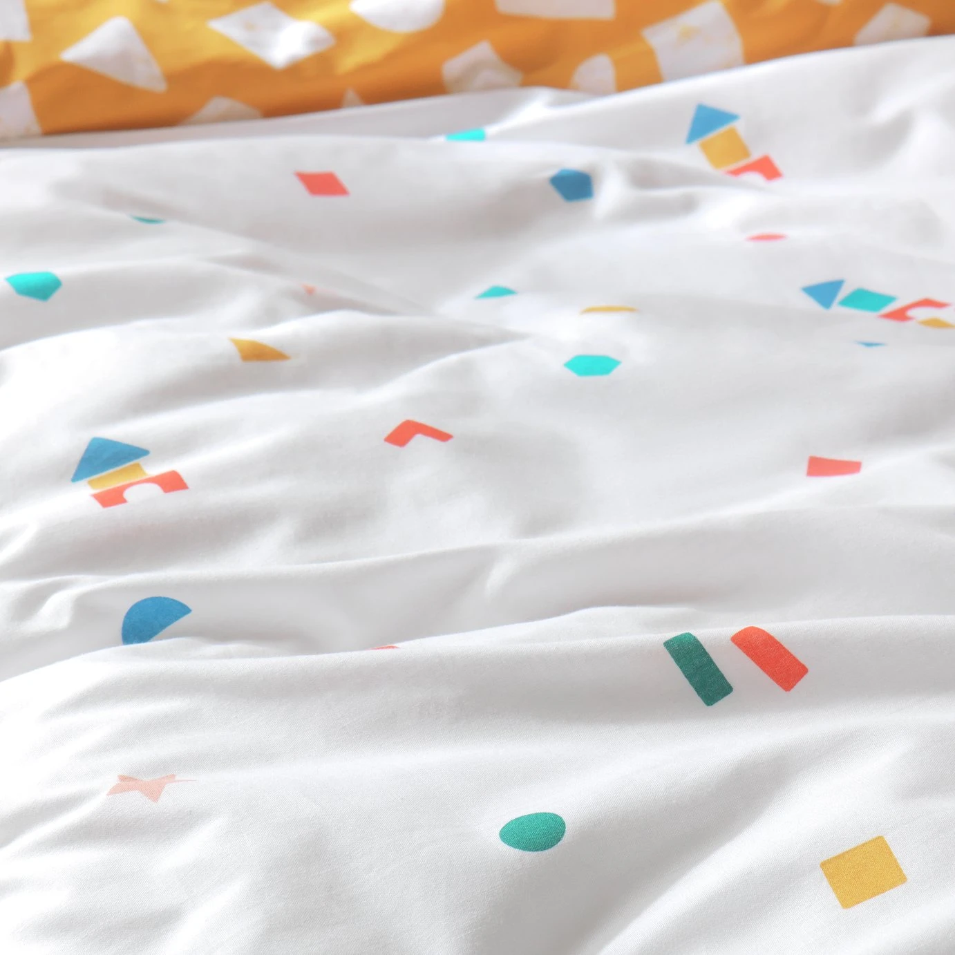 Habitat Kids Cotton Geo Pattern Play Bedding Set - Toddler 10 Habitat Kids Cotton Geo Pattern Play Bedding Set - Toddler - Image 8