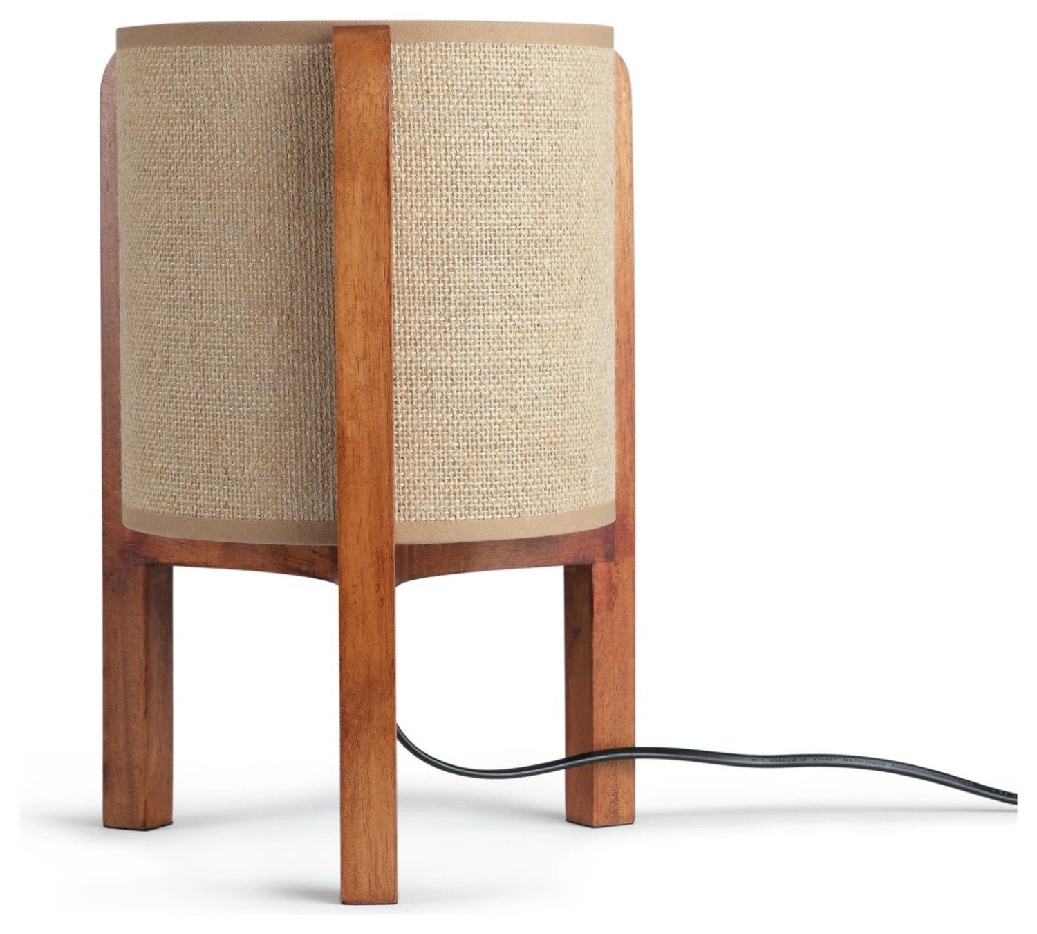 Habitat Arbaa Woven Column Table Lamp - Natural 5 Habitat Arbaa Woven Column Table Lamp - Natural - Image 3