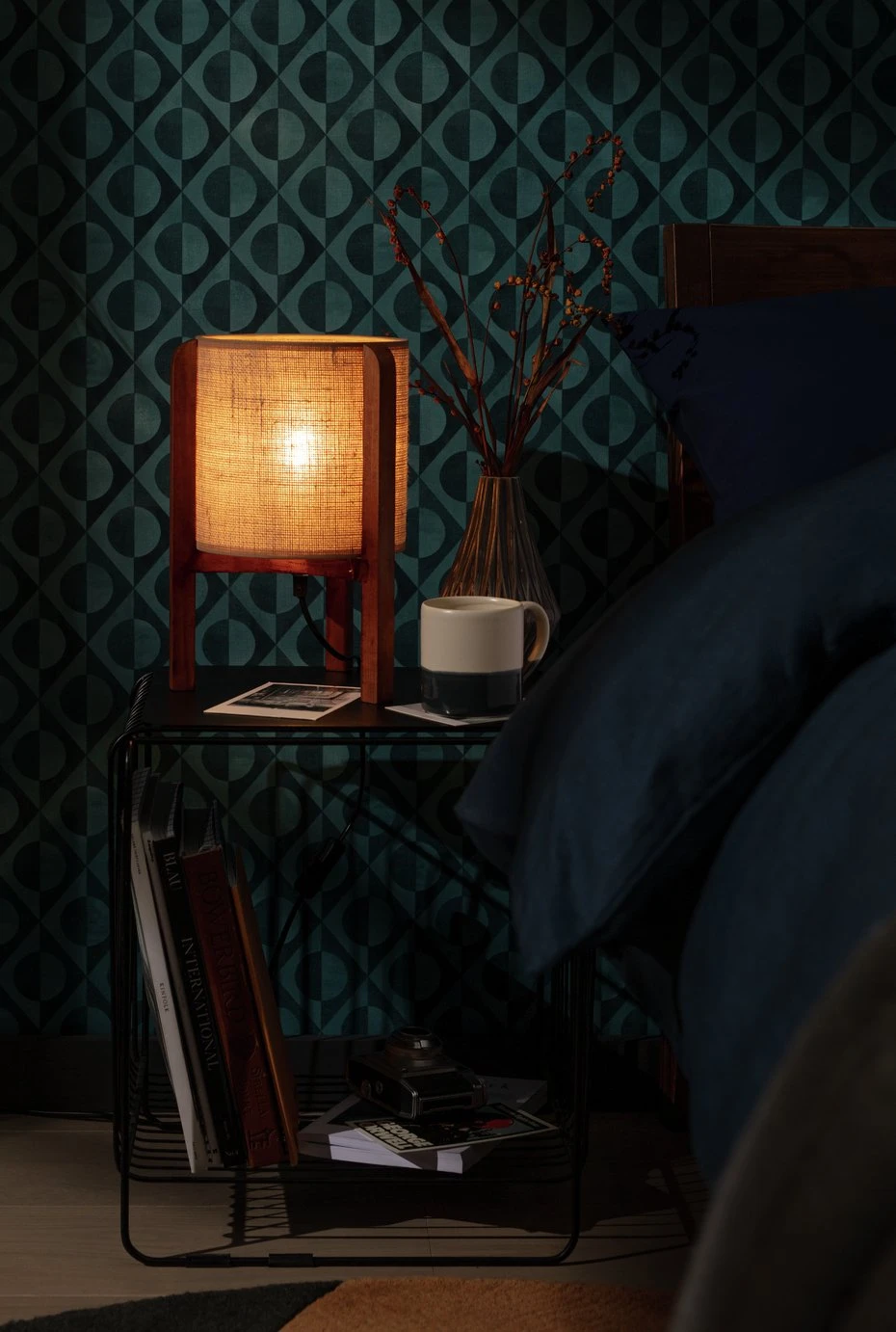 Habitat Arbaa Woven Column Table Lamp - Natural 4 Habitat Arbaa Woven Column Table Lamp - Natural - Image 2