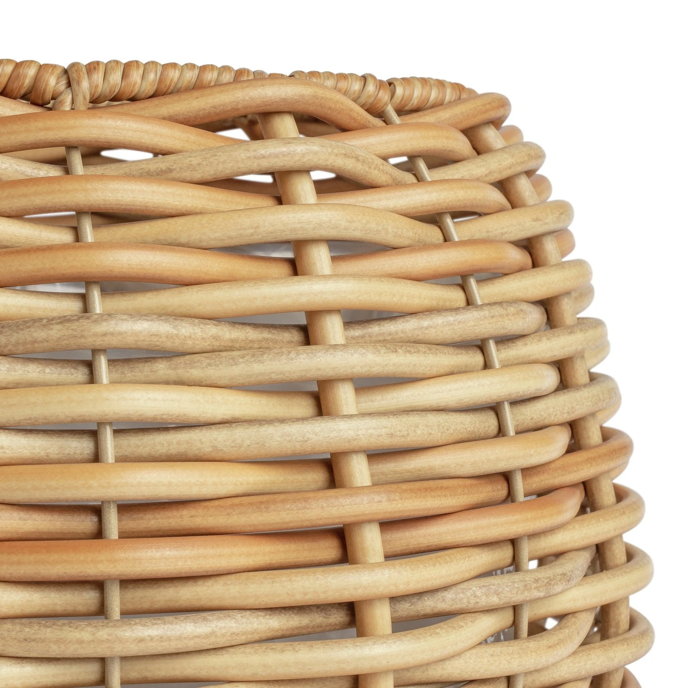 Habitat Round Rattan Planter - Natural 5 Habitat Round Rattan Planter - Natural - Image 3