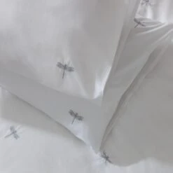 Habitat Dragonfly Embroidered White Bedding Set - Single 11 Habitat Dragonfly Embroidered White Bedding Set - Single -Bedding Promotion Store 9592430 R Z003A