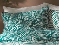 Habitat Abstract Green Leaf & White Bedding Set - Single 15 Habitat Abstract Green Leaf & White Bedding Set - Single -Bedding Promotion Store 9593226 R Z003C