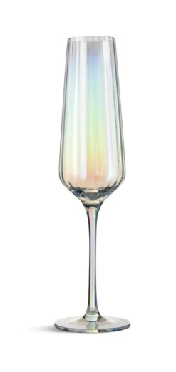 Habitat Iridescent Lustre Set Of 4 Champagne Flute -Bedding Promotion Store 9600102 R Z002A