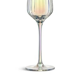 Habitat Iridescent Lustre Set Of 4 Champagne Flute -Bedding Promotion Store 9600102 R Z004A