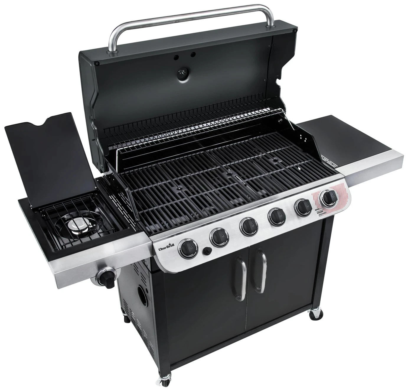 Char-Broil 6 Burner With Side Burner Gas BBQ 4 Char-Broil 6 Burner With Side Burner Gas BBQ - Image 2