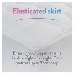 Slumberdown Climate Comfort Mattress Topper - Single -Bedding Promotion Store 9605602 R Z008A