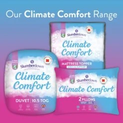 Slumberdown Climate Comfort Mattress Topper - Single -Bedding Promotion Store 9605602 R Z014A