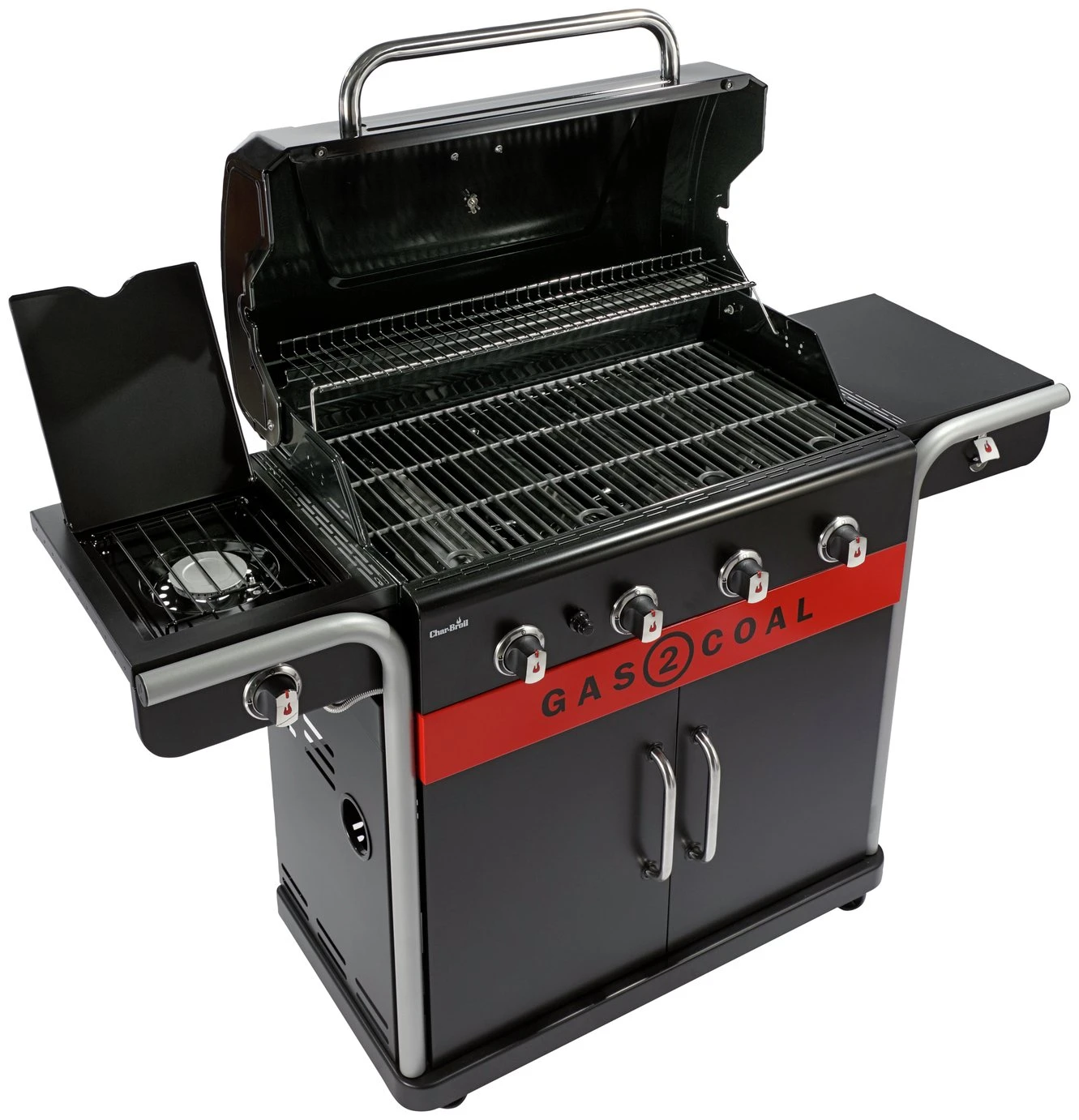 Char-Broil 4 Burner Gas And Charcoal BBQ 6 Char-Broil 4 Burner Gas And Charcoal BBQ - Image 4