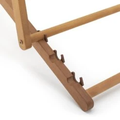 Habitat Folding Wooden Garden Deck Chair - Blue -Bedding Promotion Store 9607703 R Z005A