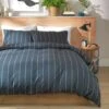 Habitat Cotton Modern Country Stripe Navy Bedding Set-Single 1 Habitat Cotton Modern Country Stripe Navy Bedding Set-Single -Bedding Promotion Store 9608740 R Z001A