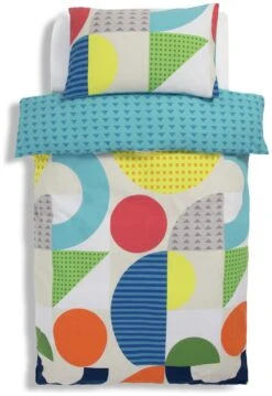 Habitat Kids Geo Shapes Twin Pack Bedding Set - Double -Bedding Promotion Store 9610790 R Z004A