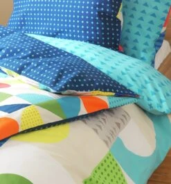 Habitat Kids Geo Shapes Twin Pack Bedding Set - Double -Bedding Promotion Store 9610790 R Z006A