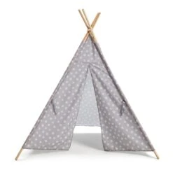 Habitat Kids Grey Stars Teepee Tent 11 Habitat Kids Grey Stars Teepee Tent -Bedding Promotion Store 9611005 R Z002A