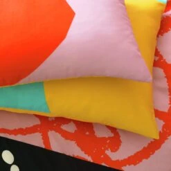 Habitat Panel Print Multicolour Bedding Set - Single -Bedding Promotion Store 9613656 R Z003A