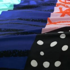 Habitat Panel Print Multicolour Bedding Set - Single -Bedding Promotion Store 9613656 R Z005A