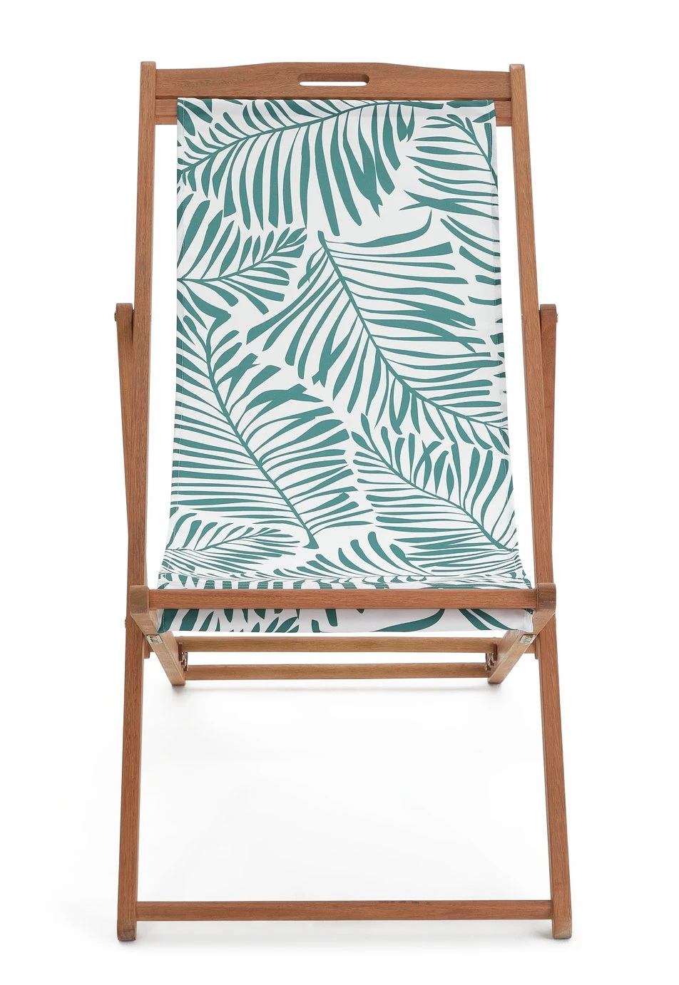 Habitat Folding Wooden Garden Deck Chair - White 7 Habitat Folding Wooden Garden Deck Chair - White - Image 5