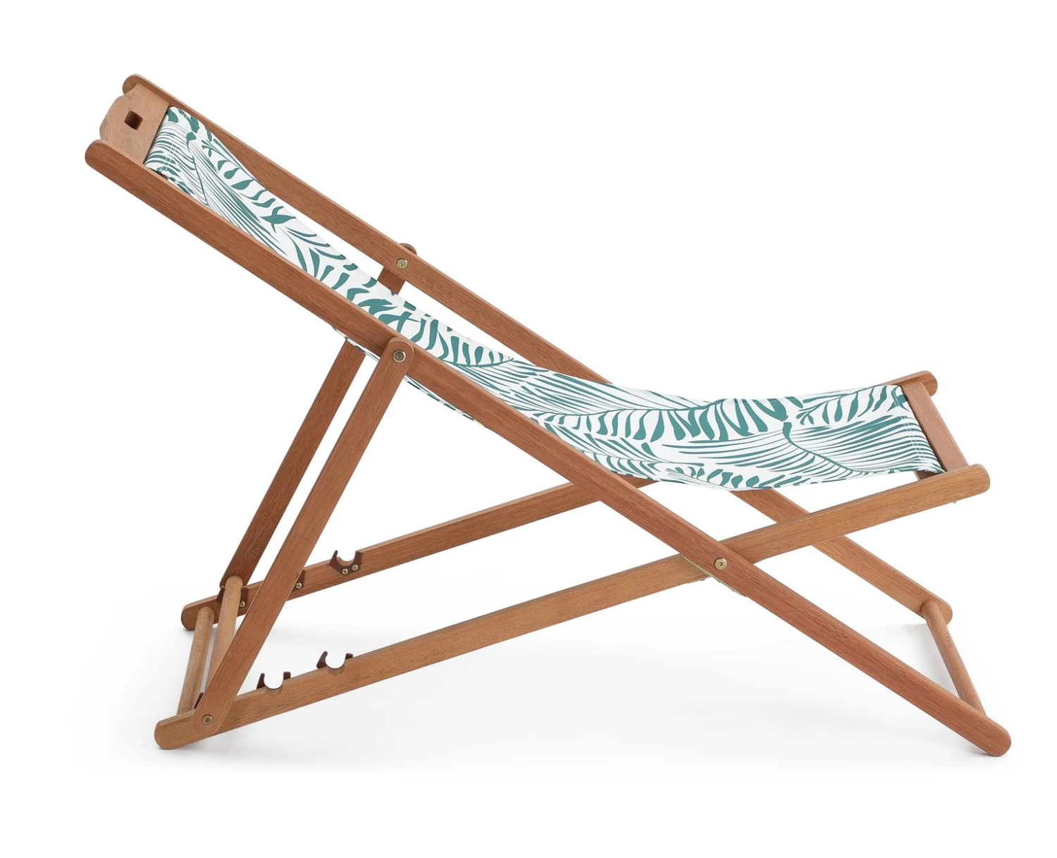 Habitat Folding Wooden Garden Deck Chair - White 9 Habitat Folding Wooden Garden Deck Chair - White - Image 7